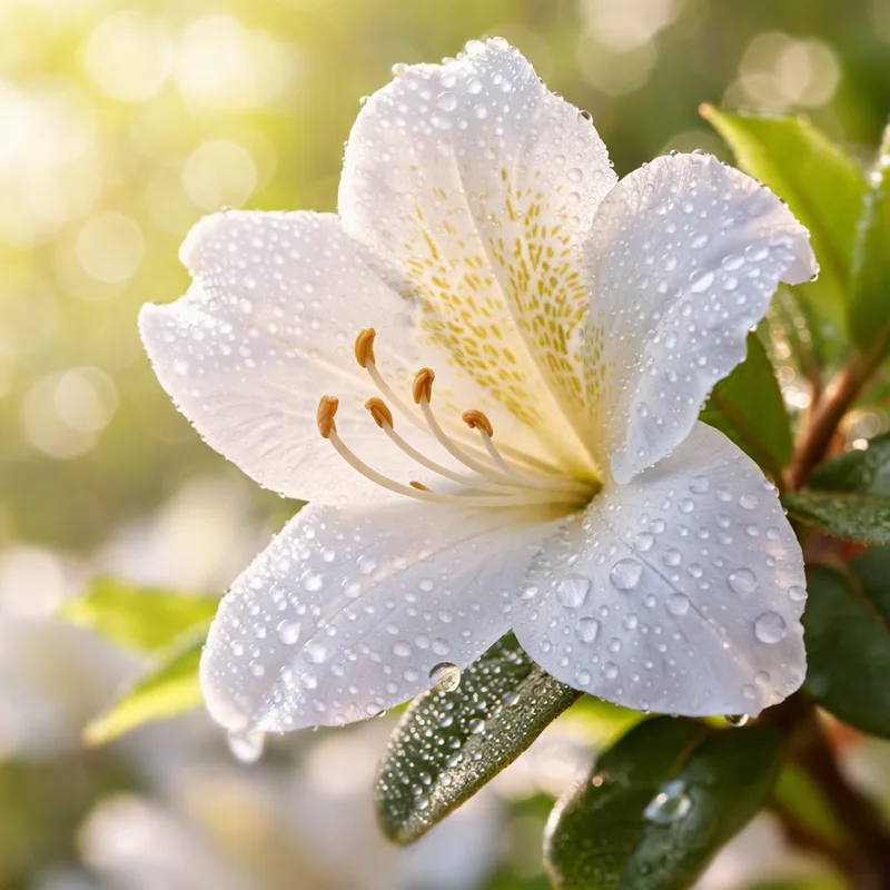 Azalea bianca