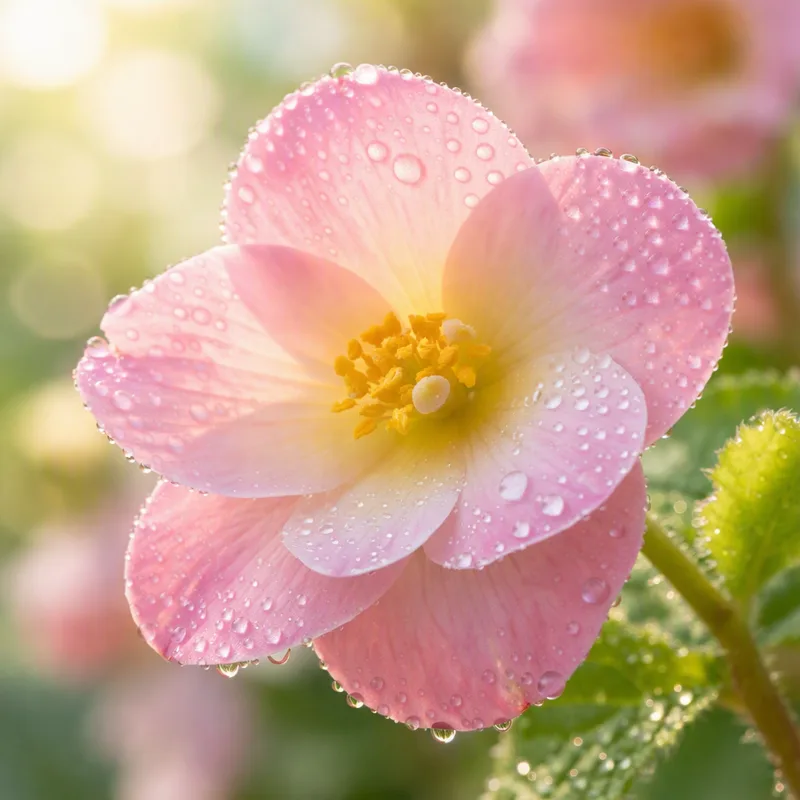Begonia rosa