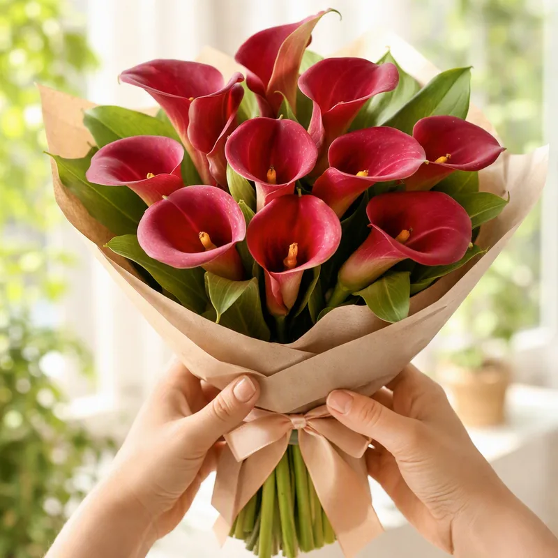 Calla rossa - immagine 3
