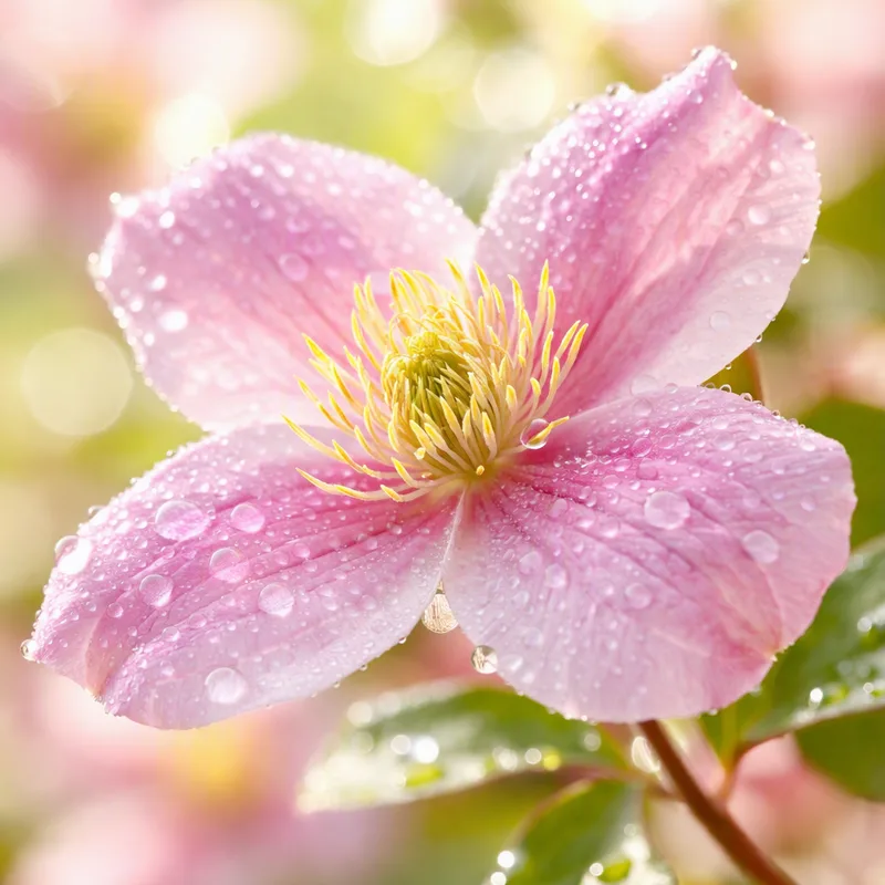Clematide rosa