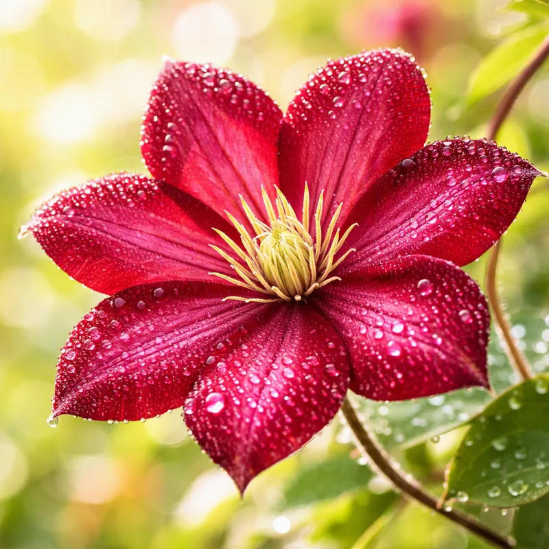 Clematis rosso