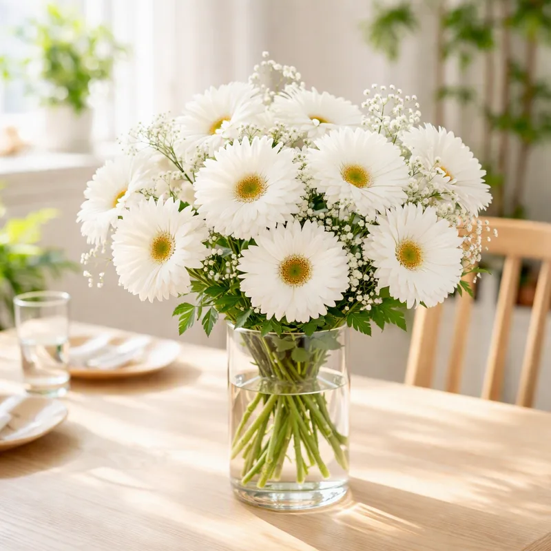 Gerbera bianca - immagine 2