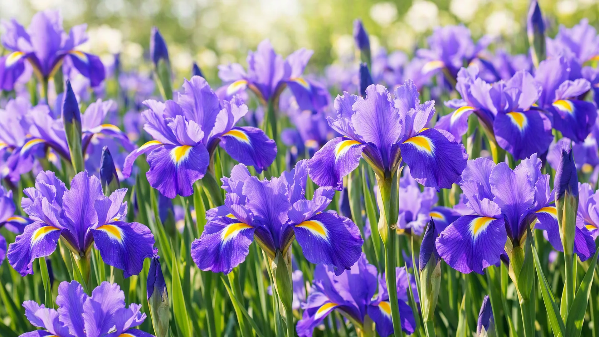 Iris: fiore regale nei toni del blu e del viola
