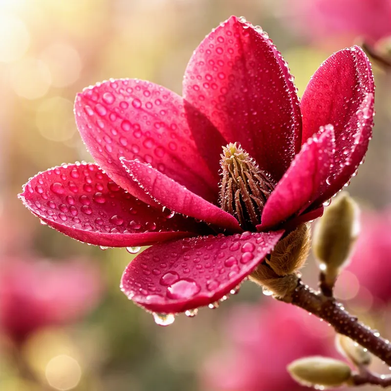 Magnolia rossa