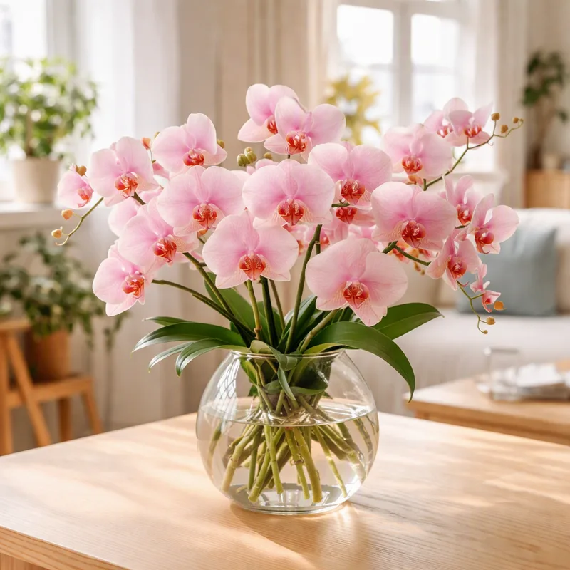 Orchidea farfalla rosa - immagine 2