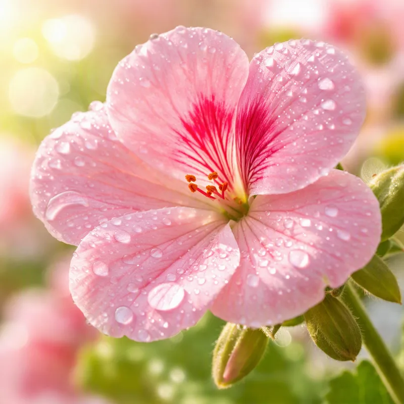 Pelargonio rosa