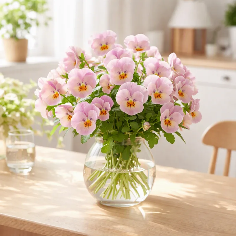 Viola del pensiero rosa - immagine 2