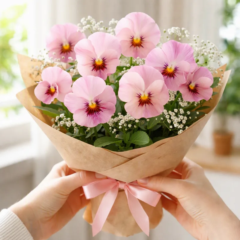 Viola del pensiero rosa - immagine 3