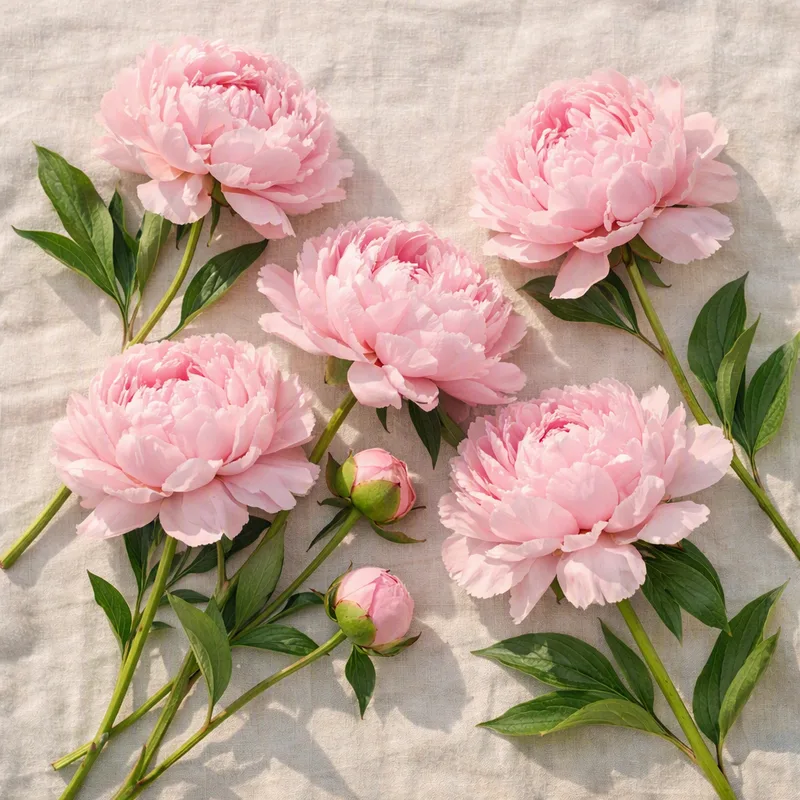 Peonia rosa - immagine 4