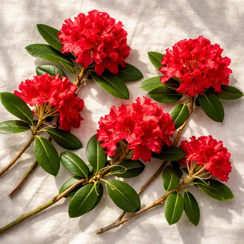 Rododendro rosso - immagine 4