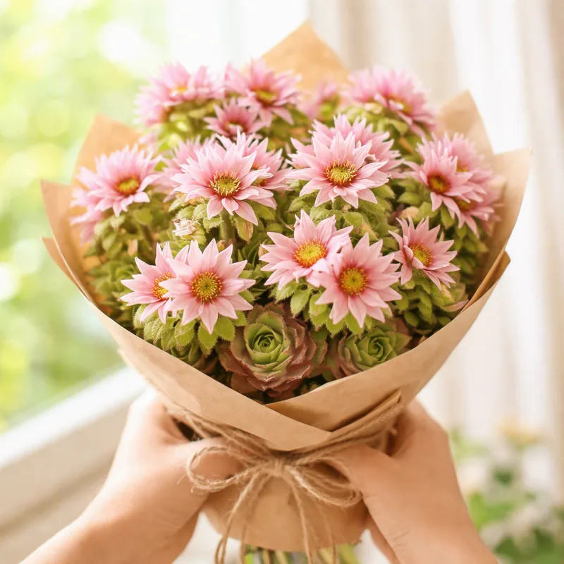 Semprevivo rosa - immagine 3