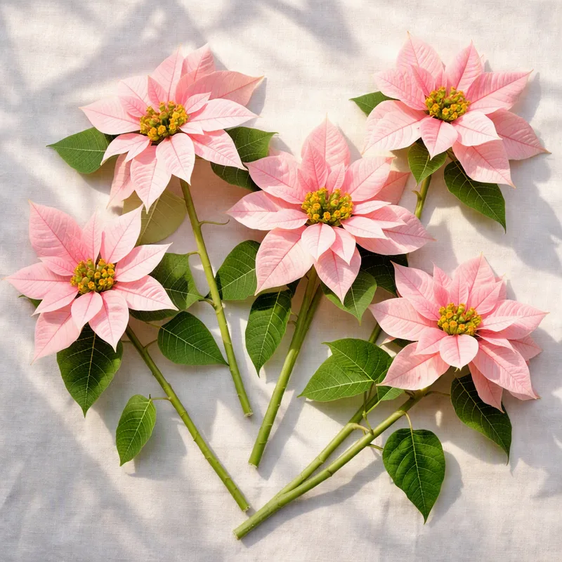 Stella di Natale rosa - immagine 4